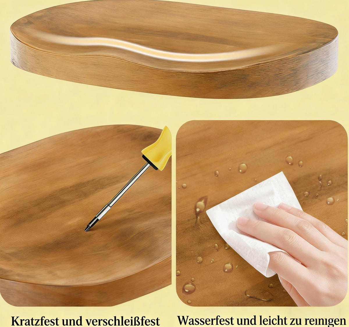 BARHOCKER 60–81 cm höhenverstellbar und drehbar aus Massivholz - Naturfarben, Holz (31.5/81/41.5cm) - MIVRAY