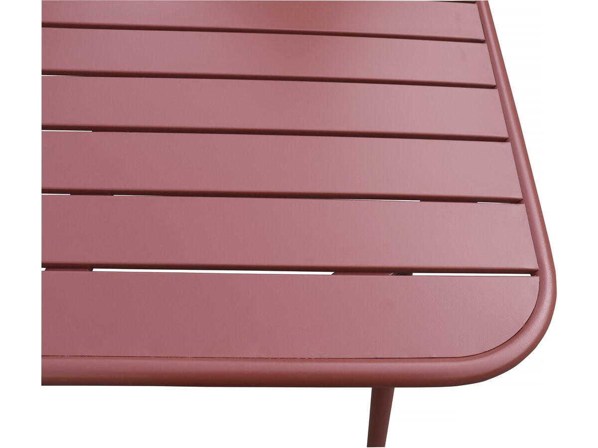 GARTENTISCH bilbao Terrakotta - Rot, Metall (150/90/71cm) - Habitat Garten