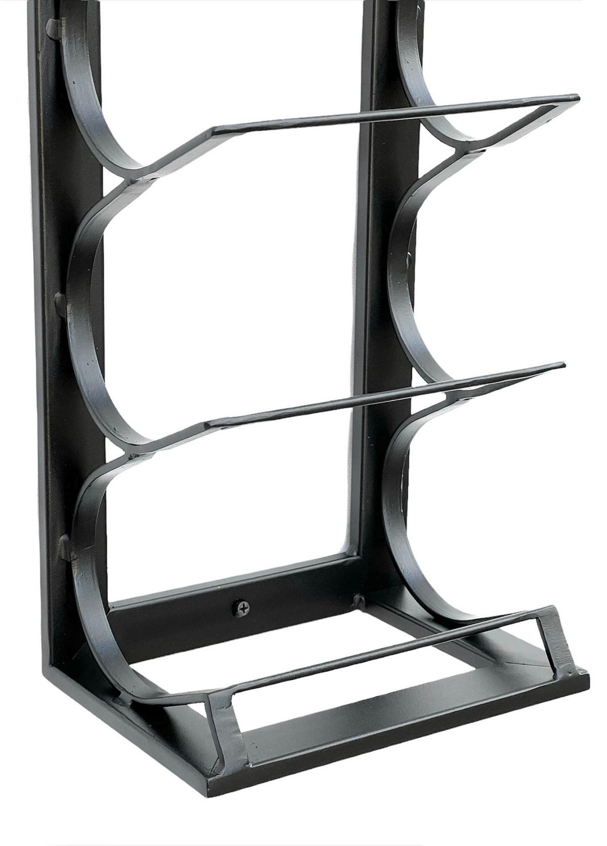 WEINREGAL Etude Wand & Stehend für 8 Flaschen Metall Schwarz - Schwarz, Metall (20/83/14.5cm) - DanDiBo