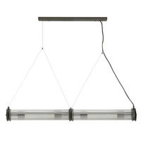DOPPELGLAS Metall Grau Pendelleuchte - Grau, Glas (20/120/120cm) - Signature