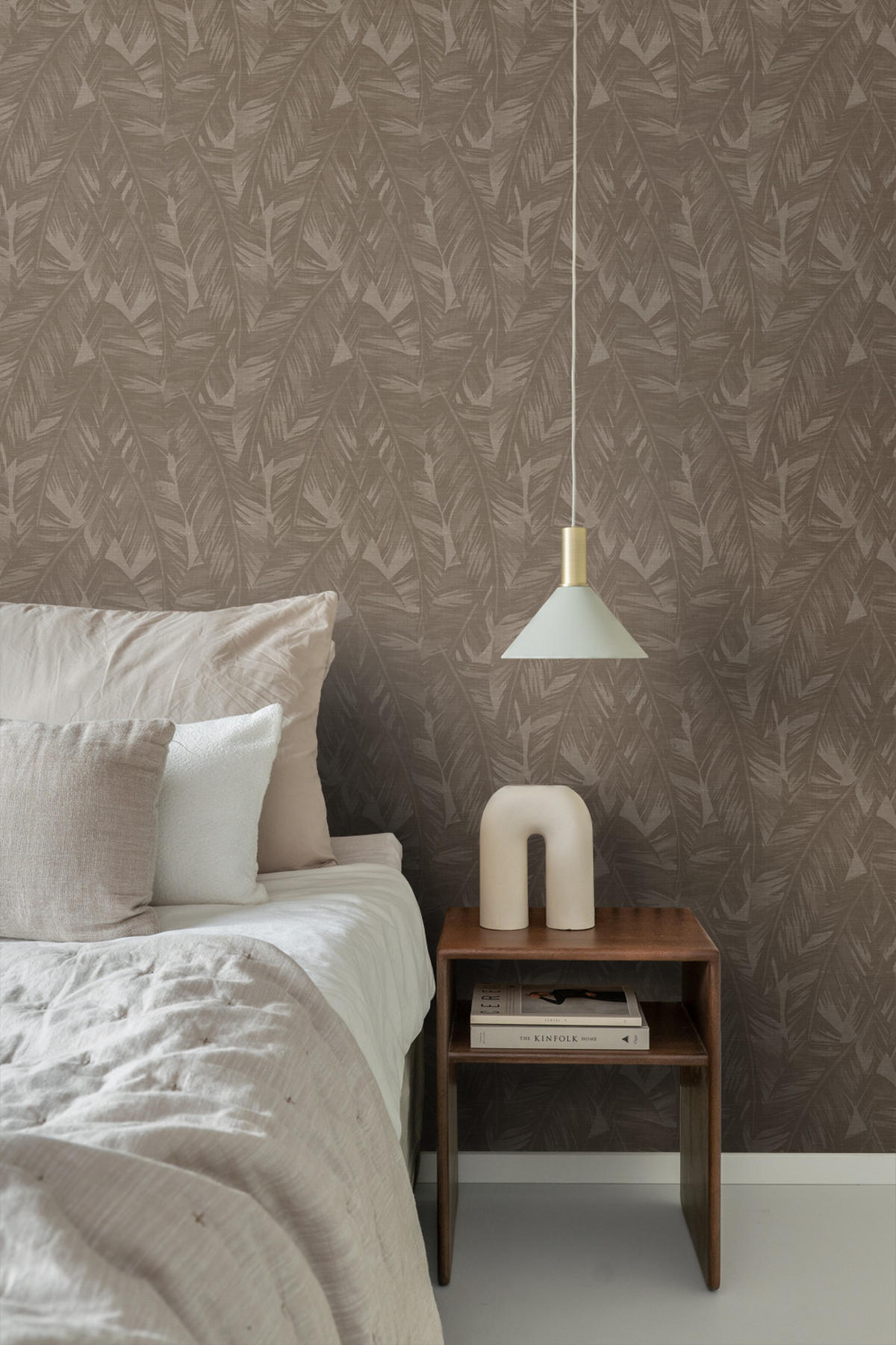 TAPETE Bananenblätter 50 x 900 cm - Braun, Papier (50/900cm) - Origin Wallcoverings