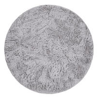 HOCHFLORTEPPICH 80/80 cm Silky 591 - Silberfarben, Kunststoff (80/80cm) - Paco Home