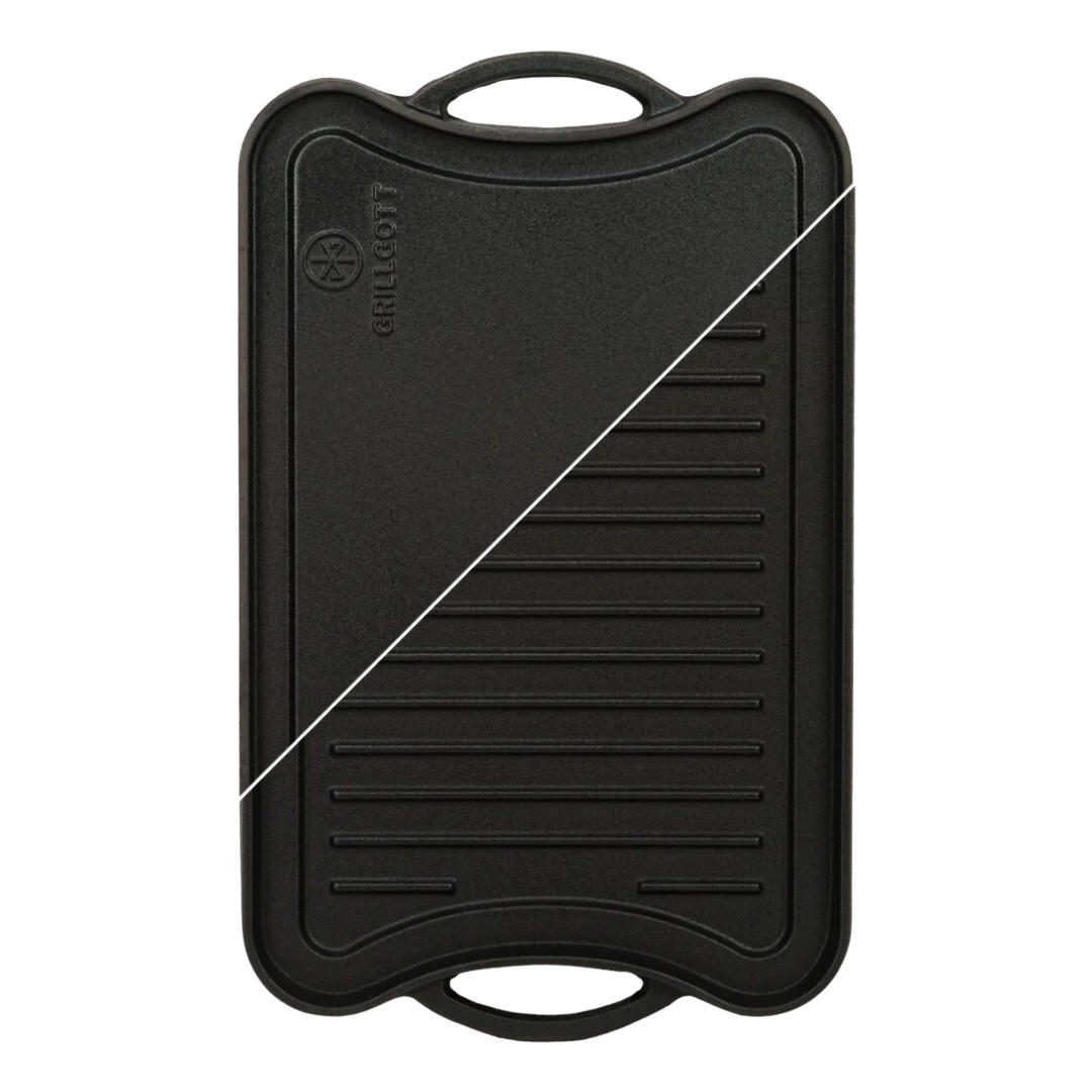 WENDEGENUSSPLATTE Individual - Schwarz, Metall (39.5/30cm) - Grillgott