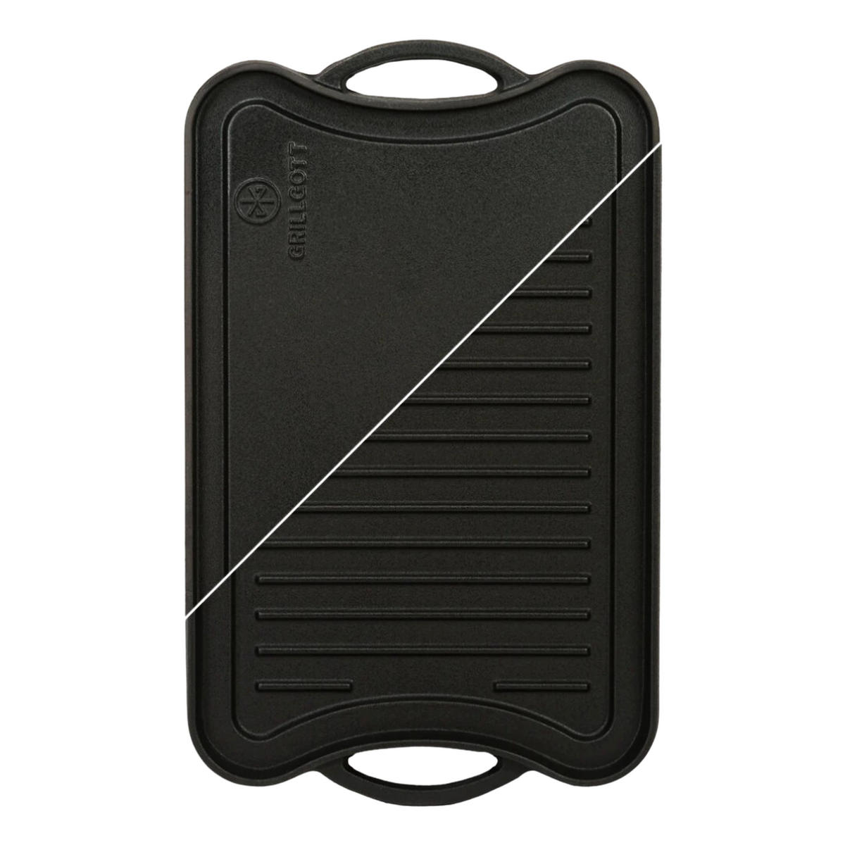 WENDEGENUSSPLATTE Individual - Schwarz, Metall (39.5/30cm) - Grillgott
