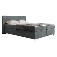BOXBETT Boho II - Schwarz/Grau, Holz/Holzwerkstoff (160/200cm) - MIRJAN24