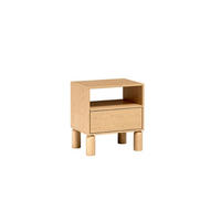 NACHTTISCH Sanden Eiche, mit Schublade - Eichefarben, Holzwerkstoff (55/60/41cm) - Bettso