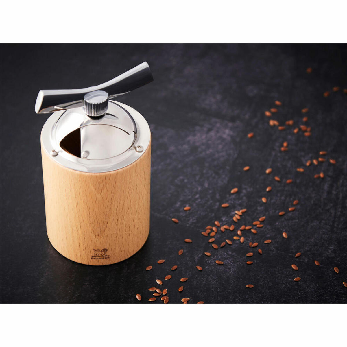 LEINSAMENMÜHLE Isen 13cm Buchenholz Natur - Braun, Holz (7.7/13/7.7cm) - PEUGEOT