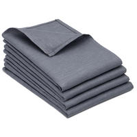 GESCHIRRTÜCHER, 4er-Set, 50x70 cm, 100% Leinen, Grau - Grau, Textil (50/70cm) - Zollner
