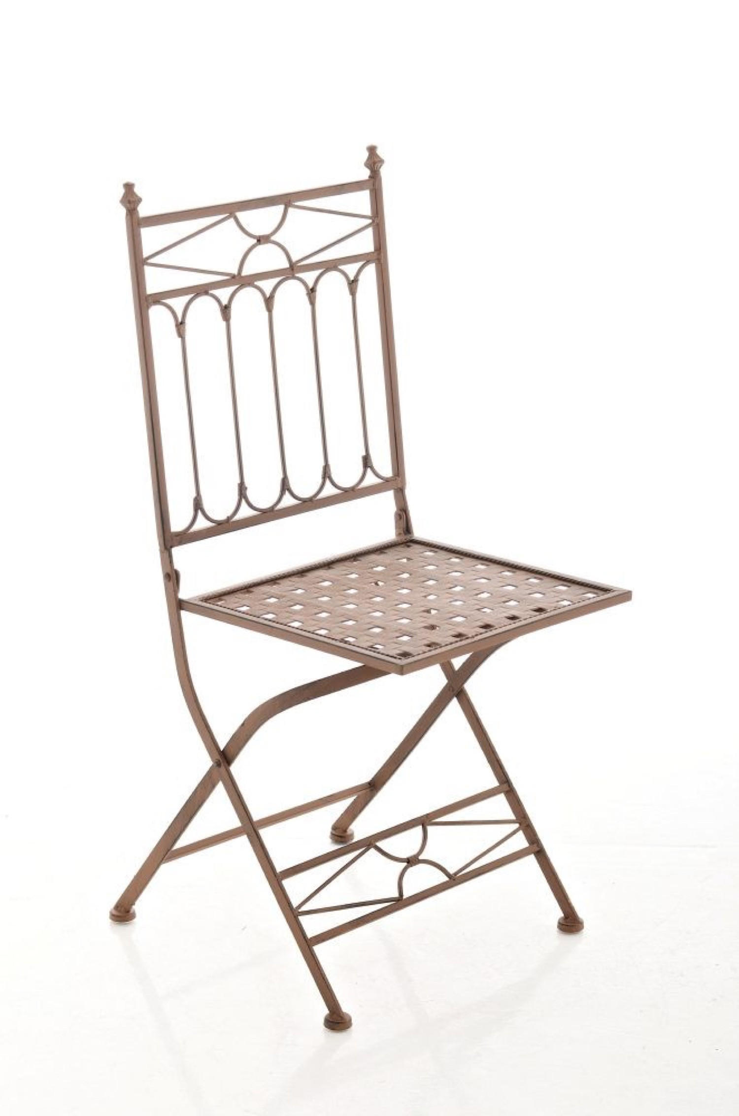 GARTENSTUHL Asiri antik braun - Braun, Metall (40/39/95cm) - TPFGarden