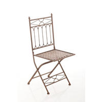 GARTENSTUHL Asiri antik braun - Braun, Metall (40/39/95cm) - TPFGarden