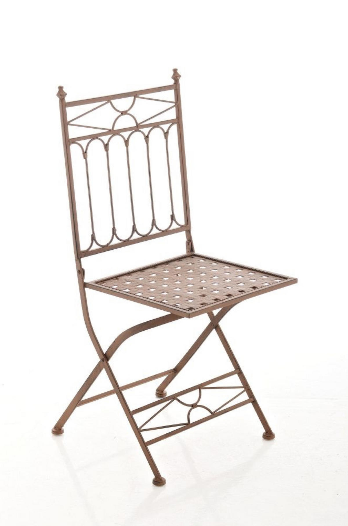 GARTENSTUHL Asiri antik braun - Braun, Metall (40/39/95cm) - TPFGarden