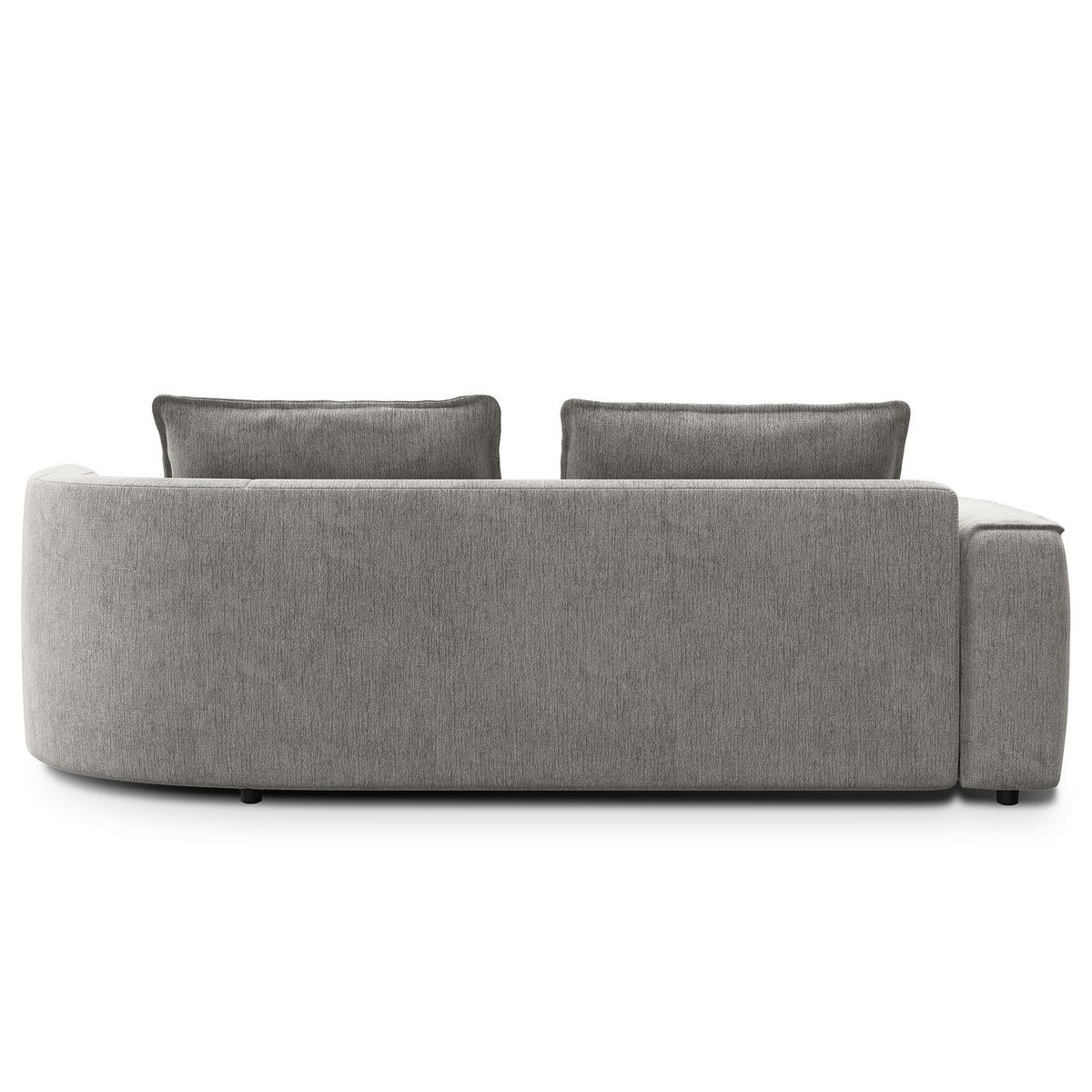 2,5-SITZER SOFA - Hellgrau, Textil (217/82/156cm) - home24