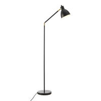 STEHLEUCHTE Stockport - Schwarz, Metall (23/58/139cm) - lux.pro