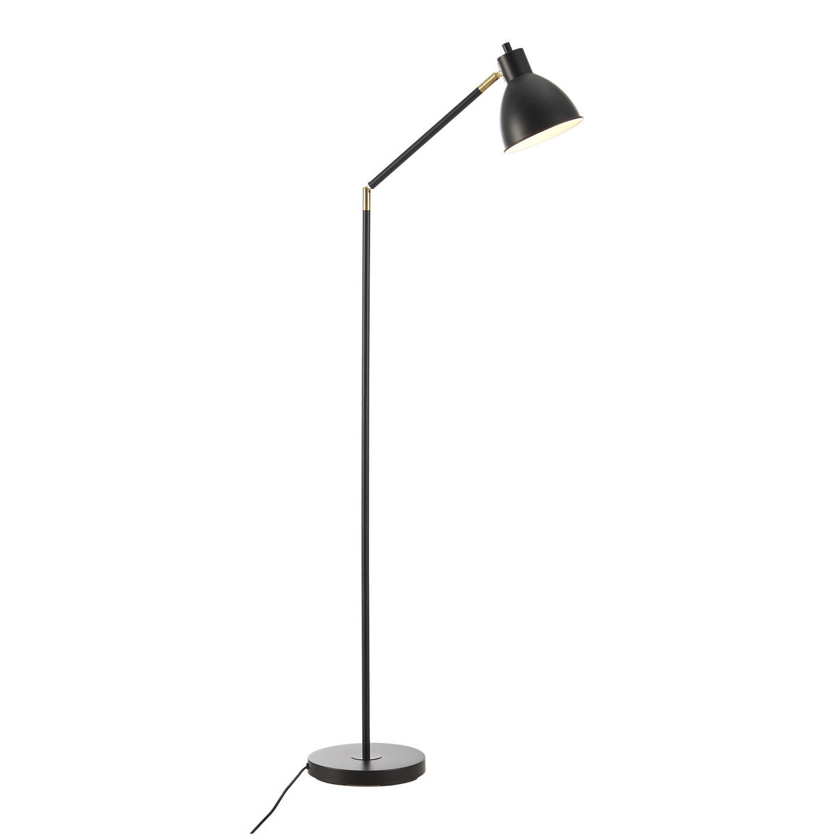 STEHLEUCHTE Stockport - Schwarz, Metall (23/58/139cm) - lux.pro