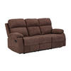 RELAXSOFA 3-Sitzer - Stoff - Braun - TOLZANO - Braun, Textil (201/100/96cm) - Vente-Unique