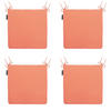 SITZKISSEN Panama 40/40 cm 4er-Set - Orange, Textil (40/4/40cm) - Madison