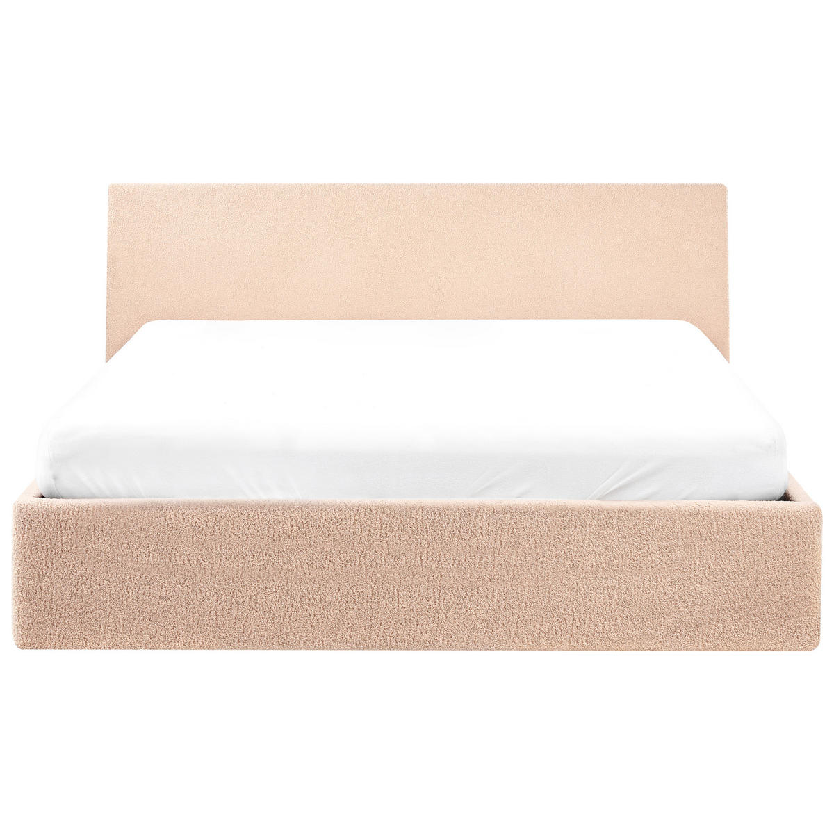 POLSTERBETT 140x200 cm Beige Orbey - Beige, Textil (140/200cm) - Beliani