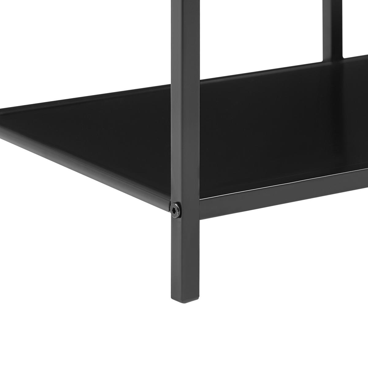 REGAL Schwarz - Schwarz, Metall (77/185/33cm) - Nordlys