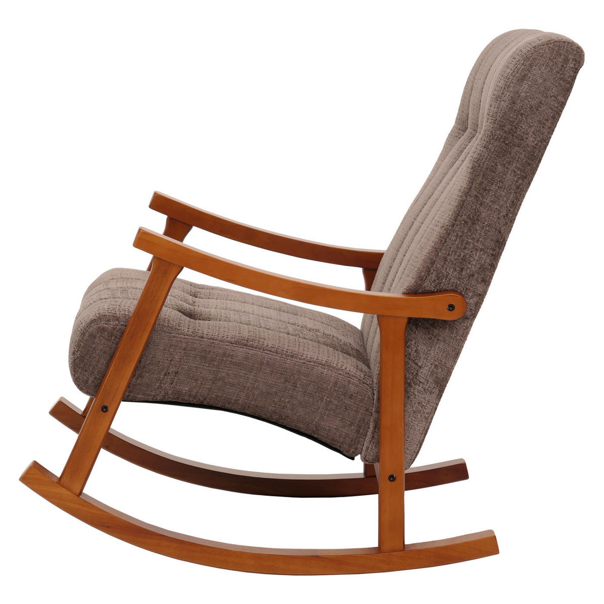 SCHAUKELSTUHL Braun - Braun, Textil (64/97/85cm) - MCW