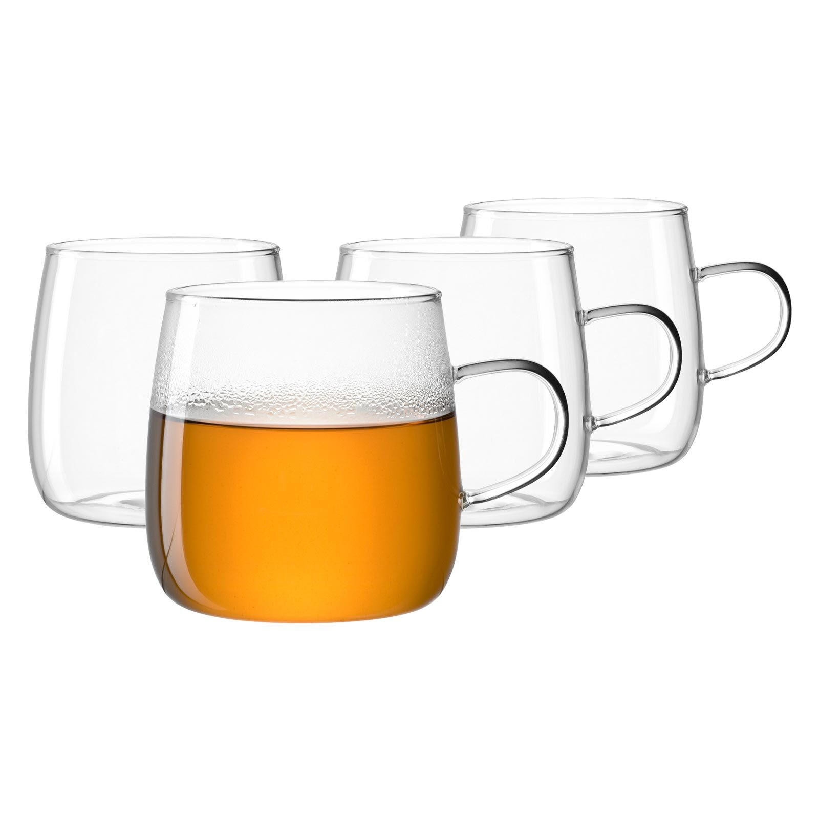 TEETASSEN Tè Per Te transparent 570 ml 4er Set - Transparent, Glas (0.57L) - Leonardo Living