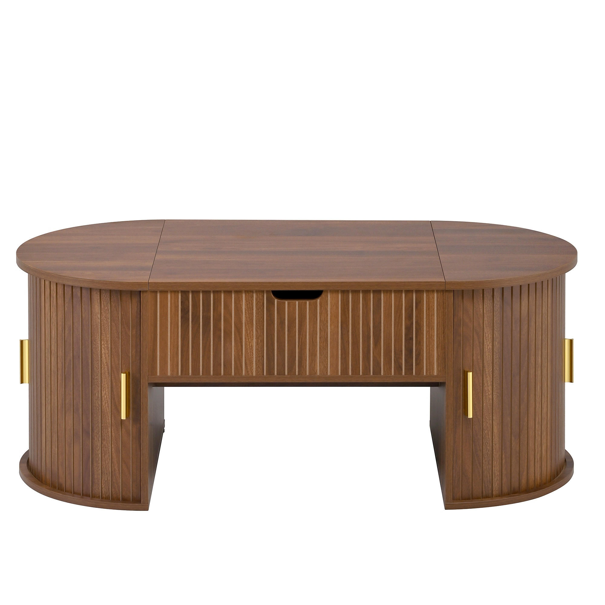 COUCHTISCH Nussbaum - Braun, Holzwerkstoff (105/50/40.5cm)