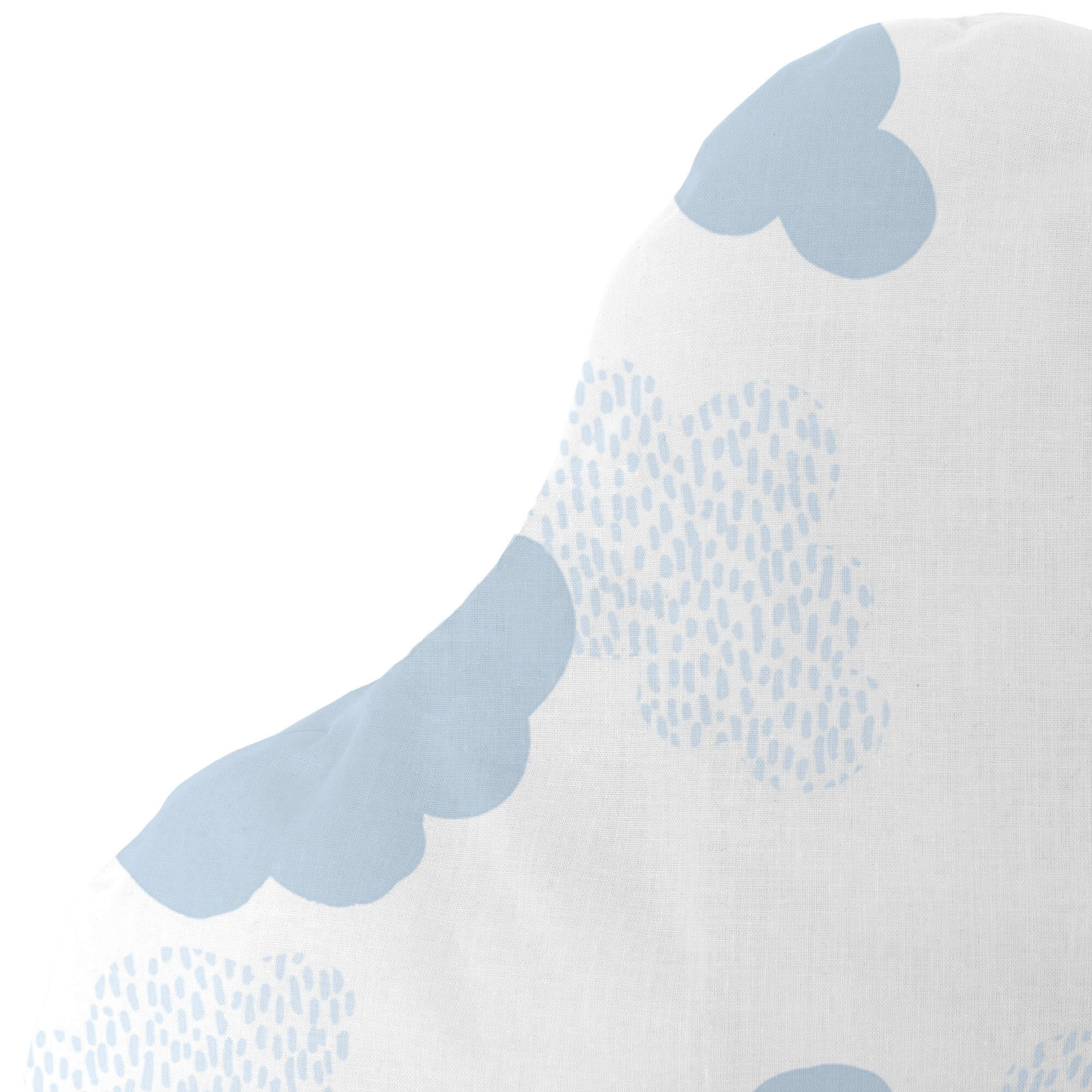 KISSEN clouds 60x40 cm blau - Blau, Textil (60/40cm) - Happy Friday