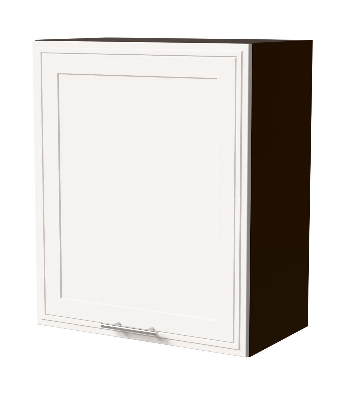 HÄNGESCHRANK Salo W2/60 Lava / Weiß Matt 60 / 32,5 / 72cm - Dunkelgrau/Weiß, Holz/Holzwerkstoff (60/72/32.5cm) - Feldmann-Wohnen