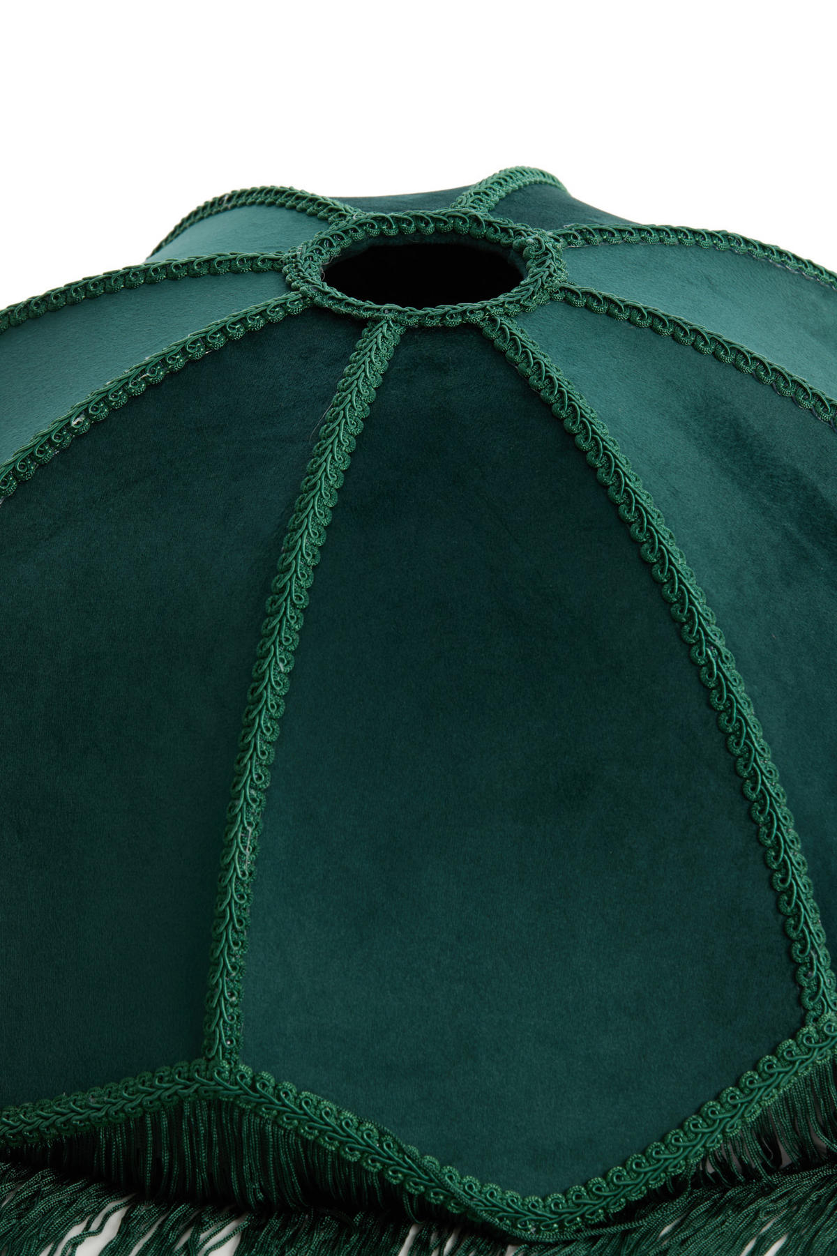 LAMPENSCHIRM Malacia Grün Ø35/26 cm - Grün, Kunststoff (35/35/26cm) - Light & Living