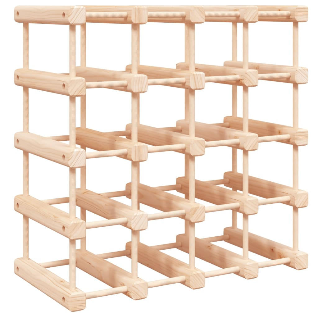 vidaXL Weinregal Braun 46.5x46.5x23 cm
