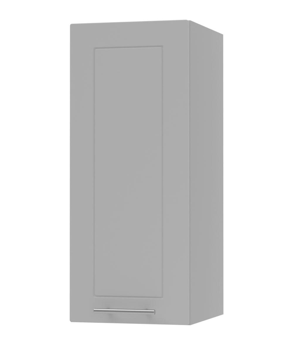 KÜCHENHÄNGESCHRANK Kvantum W2/20 Dust Grey Matt / Grau Matt 20 / 32,5 / 72cm - Grau, Holz/Holzwerkstoff (20/72/32.5cm) - Feldmann-Wohnen