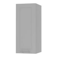 KÜCHENHÄNGESCHRANK Kvantum W2/30 Dust Grey Matt / Grau Matt 30 / 32,5 / 72cm - Grau, Holz/Holzwerkstoff (30/72/32.5cm) - Feldmann-Wohnen