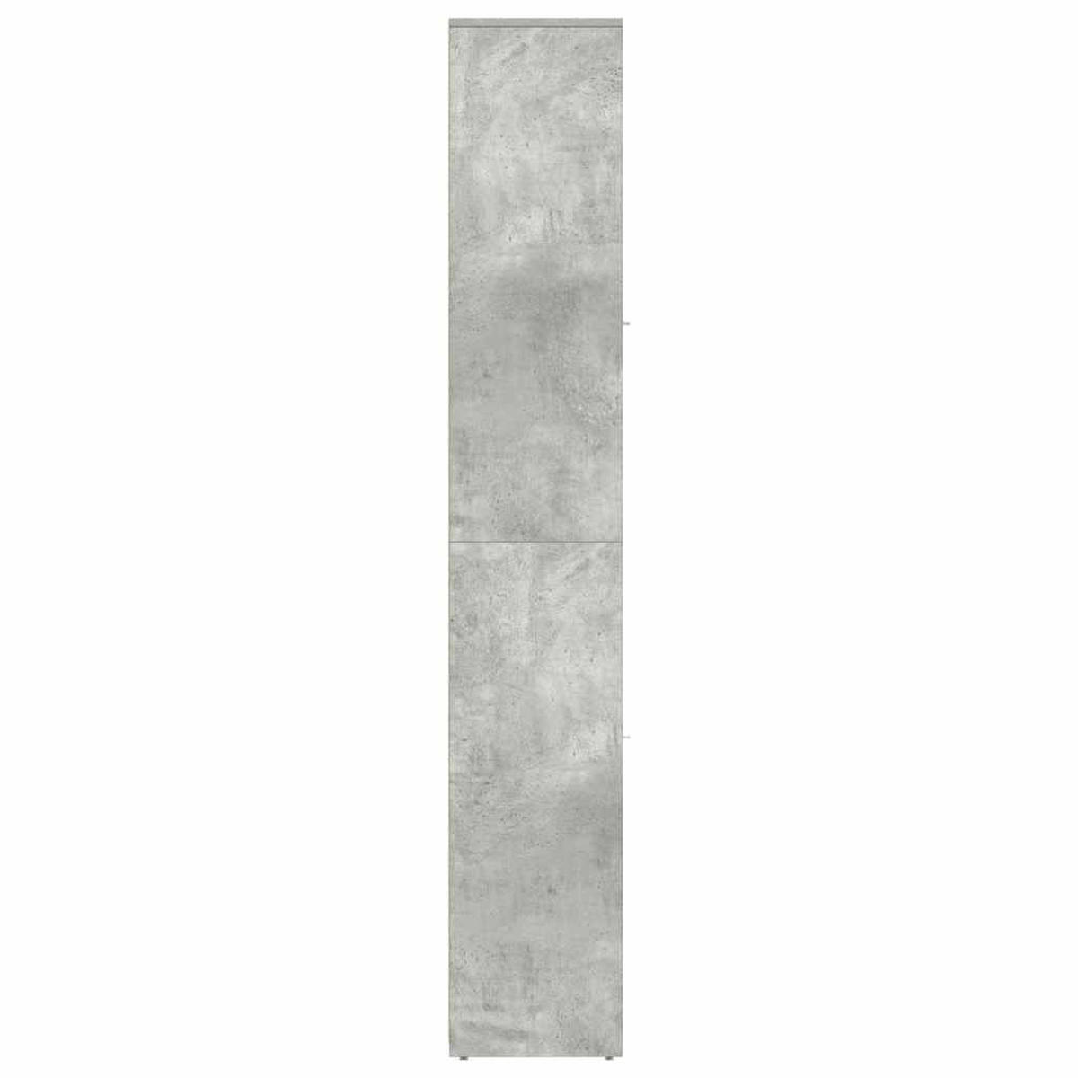 BADEZIMMERSCHRANK Betongrau 30/30/183,5 Cm Holzwerkstoff - Grau, Holzwerkstoff (30/183.5/30cm) - vidaXL
