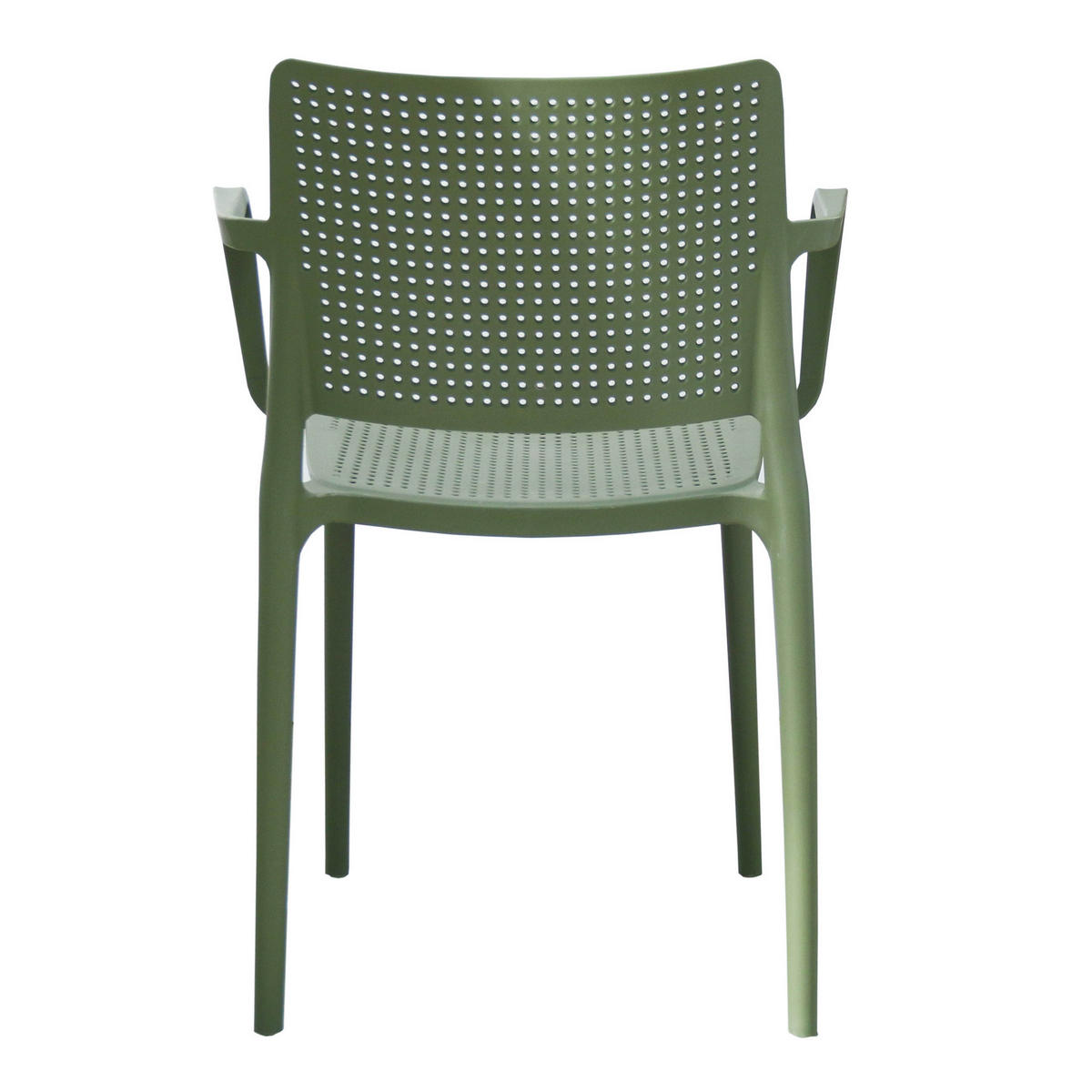 GARTENSTÜHLE 4-tlg., Kaktusgrün - Olivgrün, Textil (42/80/55cm) - Oviala