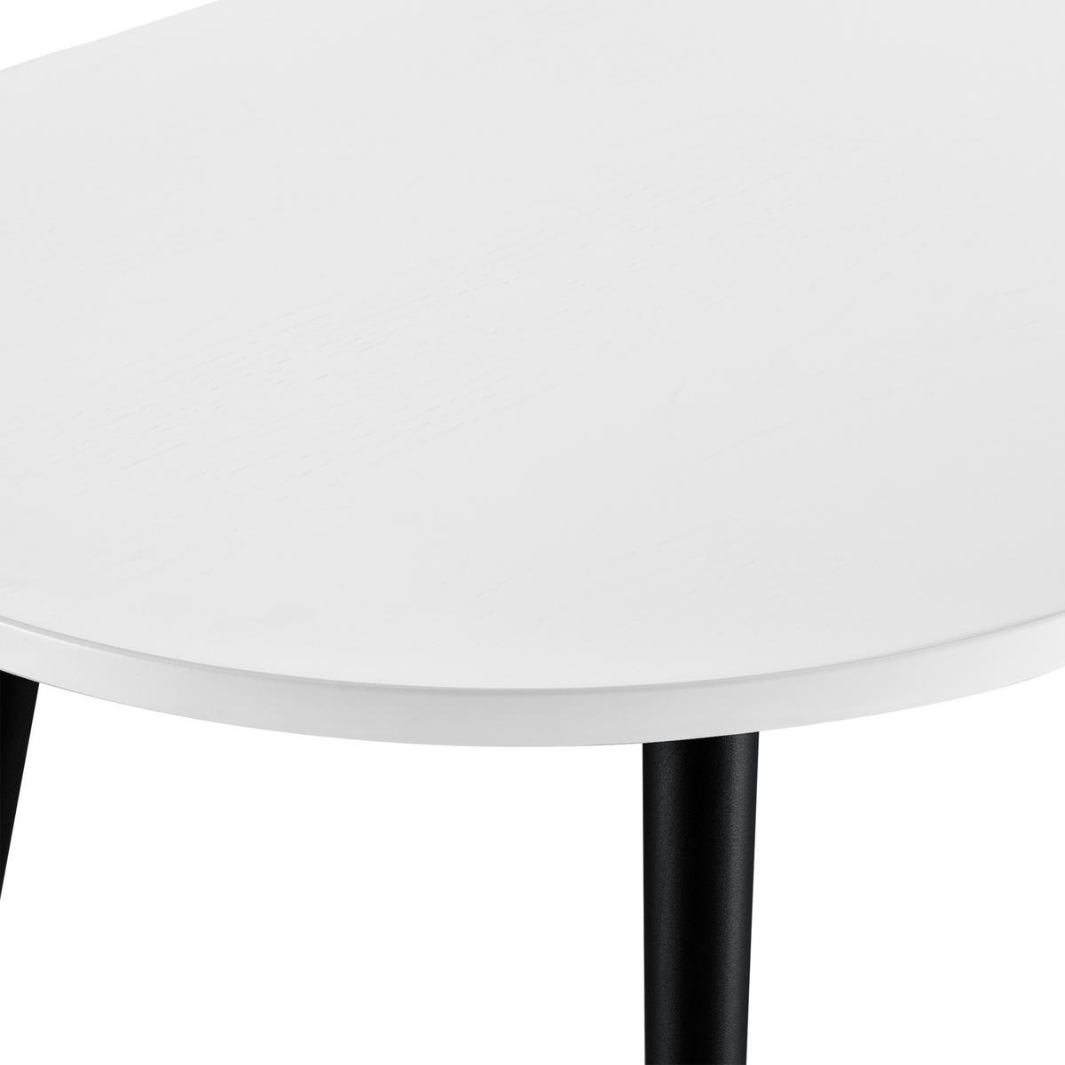 COUCHTISCH Fontana 120/60/47 - Weiß, Holzwerkstoff (60/120/47cm) - [en.casa]