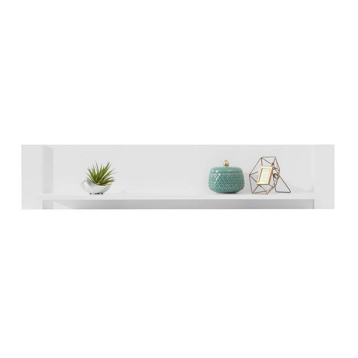 WOHNZIMMER Set – BERGEN System – Weiß - Weiß, Holzwerkstoff (90/190/40cm) - hi-markt