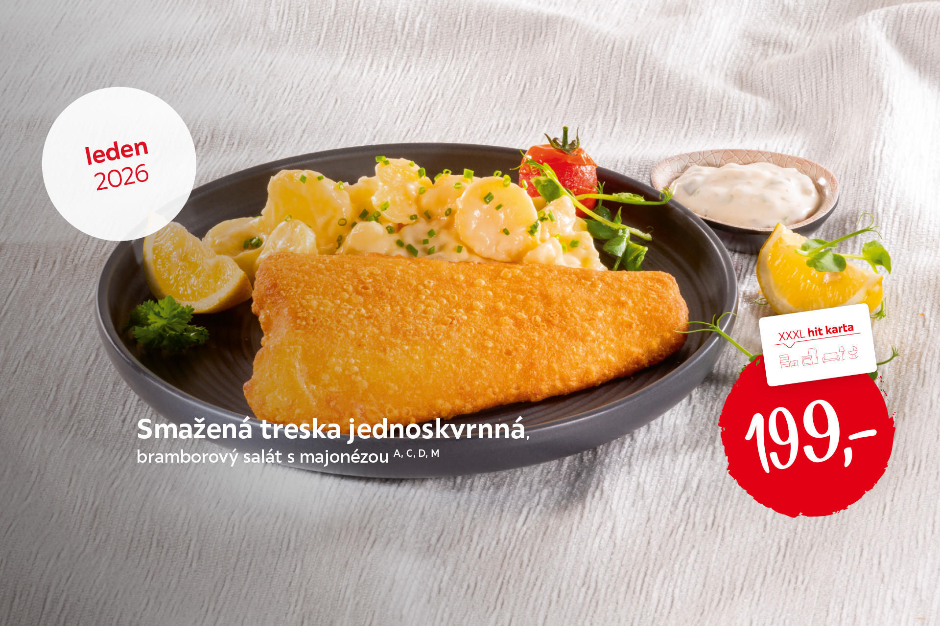 Smažená treska jednoskvrnná