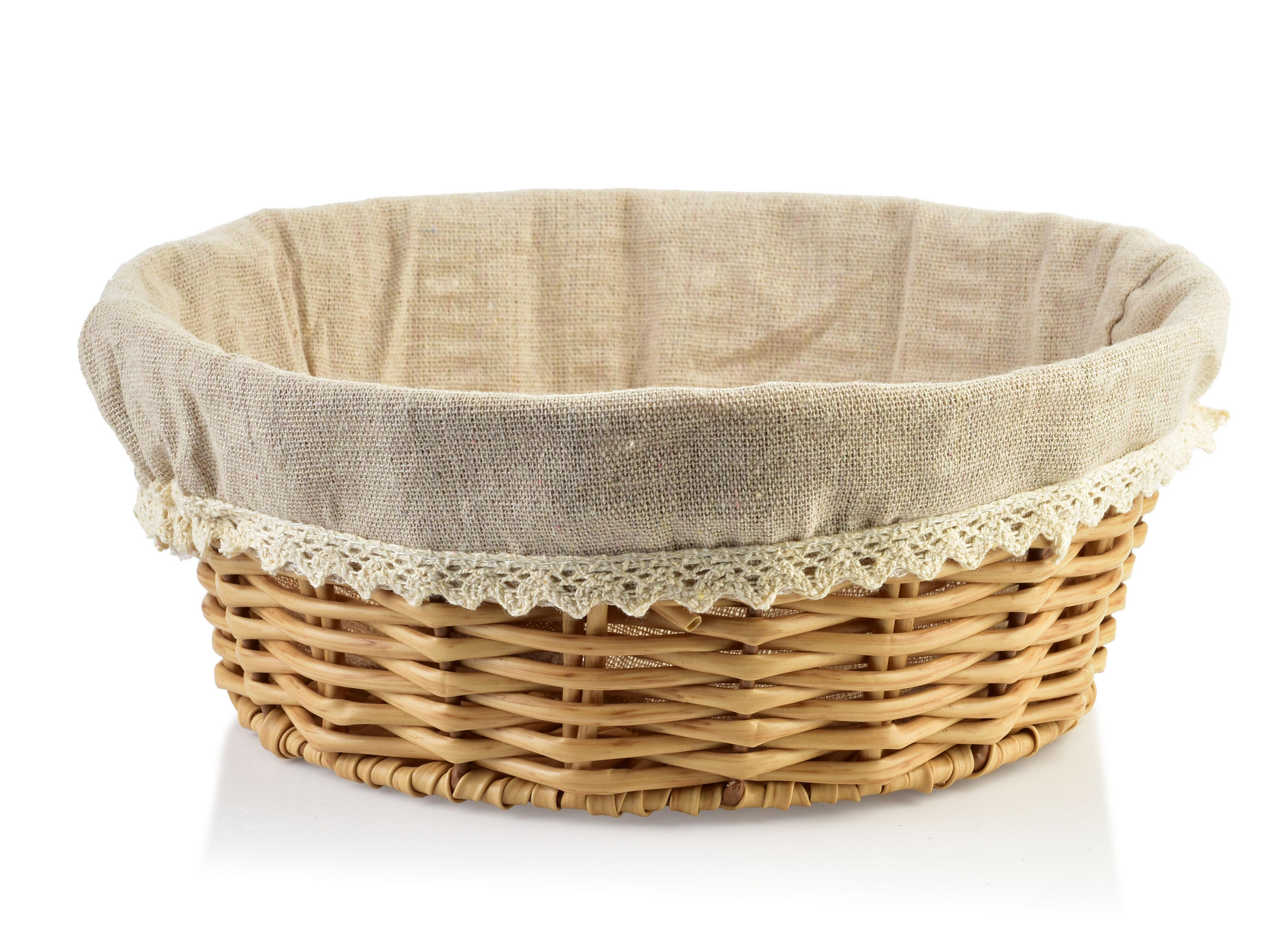 BESTECKKORB Sino Beige 24/24/11 cm Holz - Beige, Holzwerkstoff (24/11/24cm) - Mondex