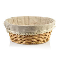 BESTECKKORB Sino Beige 24/24/11 cm Holz - Beige, Holzwerkstoff (24/11/24cm) - Mondex