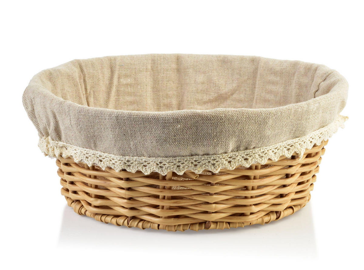 BESTECKKORB Sino Beige 24/24/11 cm Holz - Beige, Holzwerkstoff (24/11/24cm) - Mondex