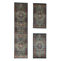 WEBTEPPICH Gabiro 856 Bettumrandung 68x570 cm - Grün, Textil (68/570cm) - THEKO