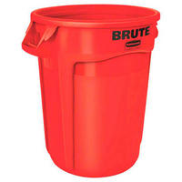 MÜLLEIMER 121,1 Liter 69,2x63,5x55,5 cm Kunststoff Rot - Rot, Metall (63.5/69.2/55.5cm) - PROREGAL