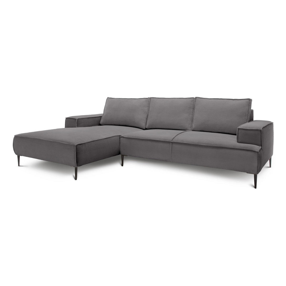 ECKSOFA May Braun 275 × 44 × 173 cm - Braun, Textil (275/44/173cm) - Pillovely