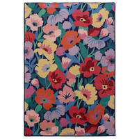 WOLLTEPPICH DAHLIA, floral, Bunt, 180 x 230 cm - Multicolor, Textil (230/180cm) - KADIMA DESIGN