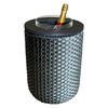 BEISTELLTISCH MIT ACRYL-KÜHLER London Anthrazit-Schwarz 50 cm - Anthrazit, Kunststoff (34/34/50cm) - COOTAB Cooler Table