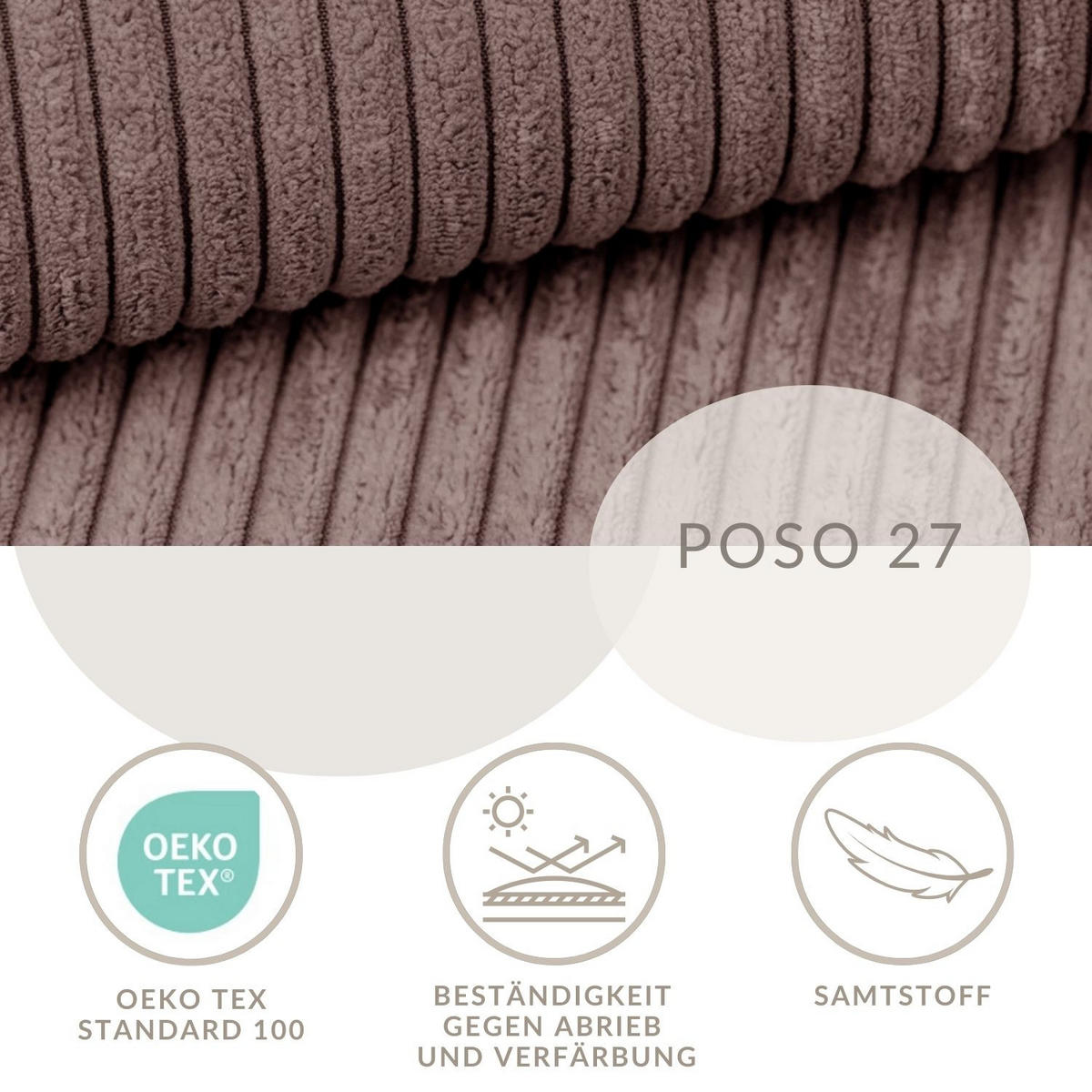 ECKSOFA MIT SCHLAFFUNKTION Maze Lila Samtstoff - Lila/Schwarz, Holz/Holzwerkstoff (294/185cm) - Maison de Reve
