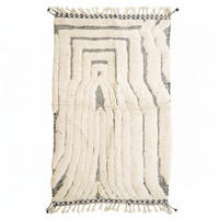 BERBERTEPPICH aus reiner Wolle 144x 255 cm - Beige, Naturmaterialien (144/255cm) - AFK Living