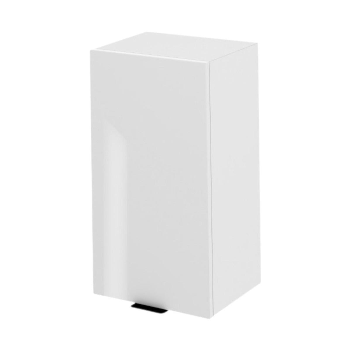 OBERSCHRANK – 40 cm – W40 – Lunara – Weiß Hochglanz - Weiß Hochglanz, Holzwerkstoff (40/72/30cm) - hi-markt