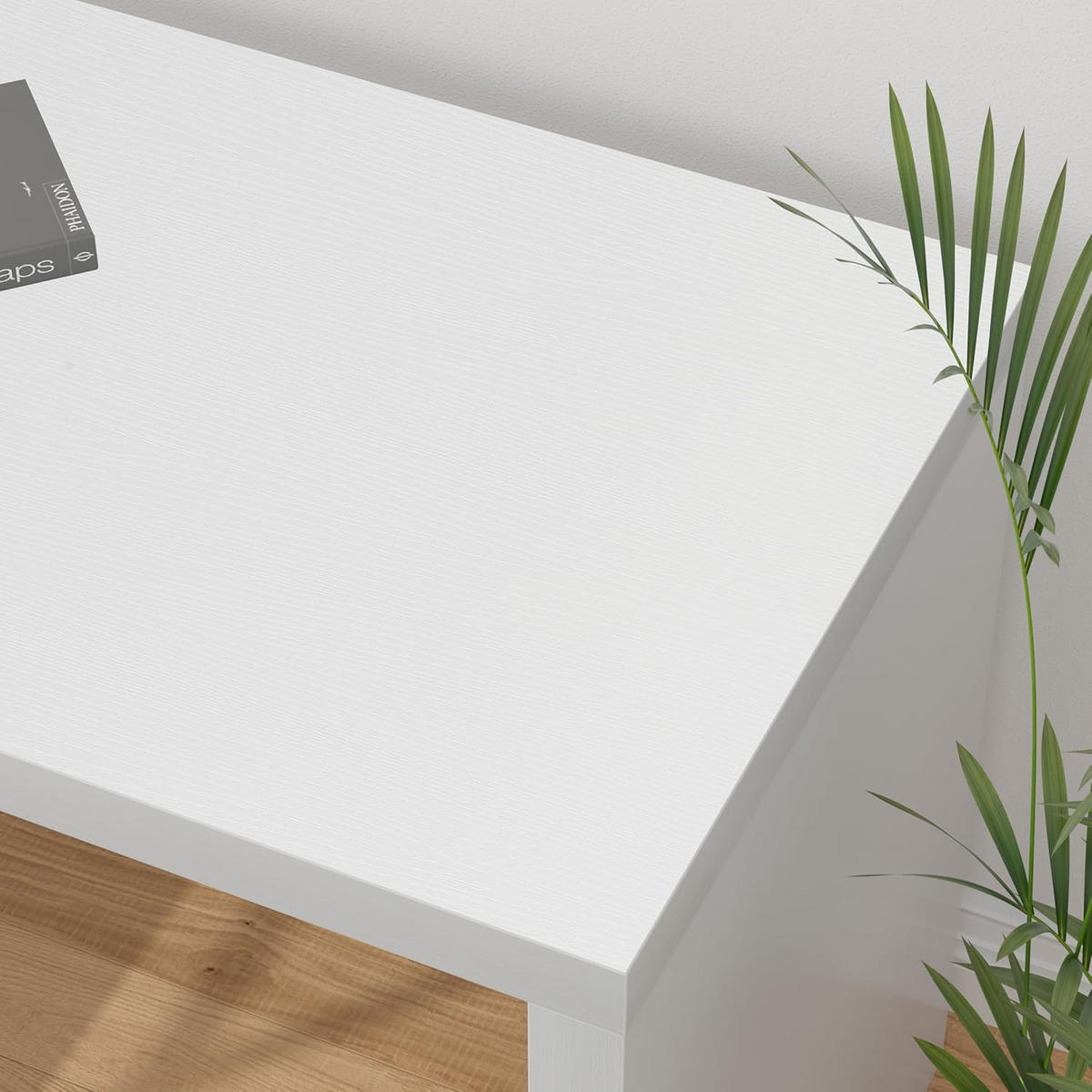 SCHREIBTISCH mit Schubladen flexibel 140 x 50 x 76 cm - Weiß, Holzwerkstoff/Metall (50/140/76cm) - Quality Elegance