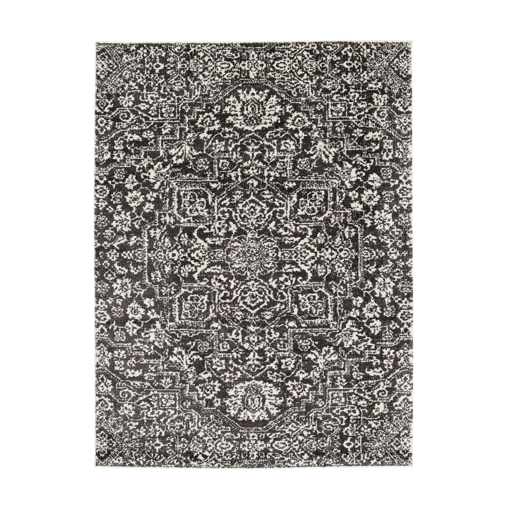 TEPPICH sehr weich grafisch grau - Grau, Textil (200/290cm) - AFK Living