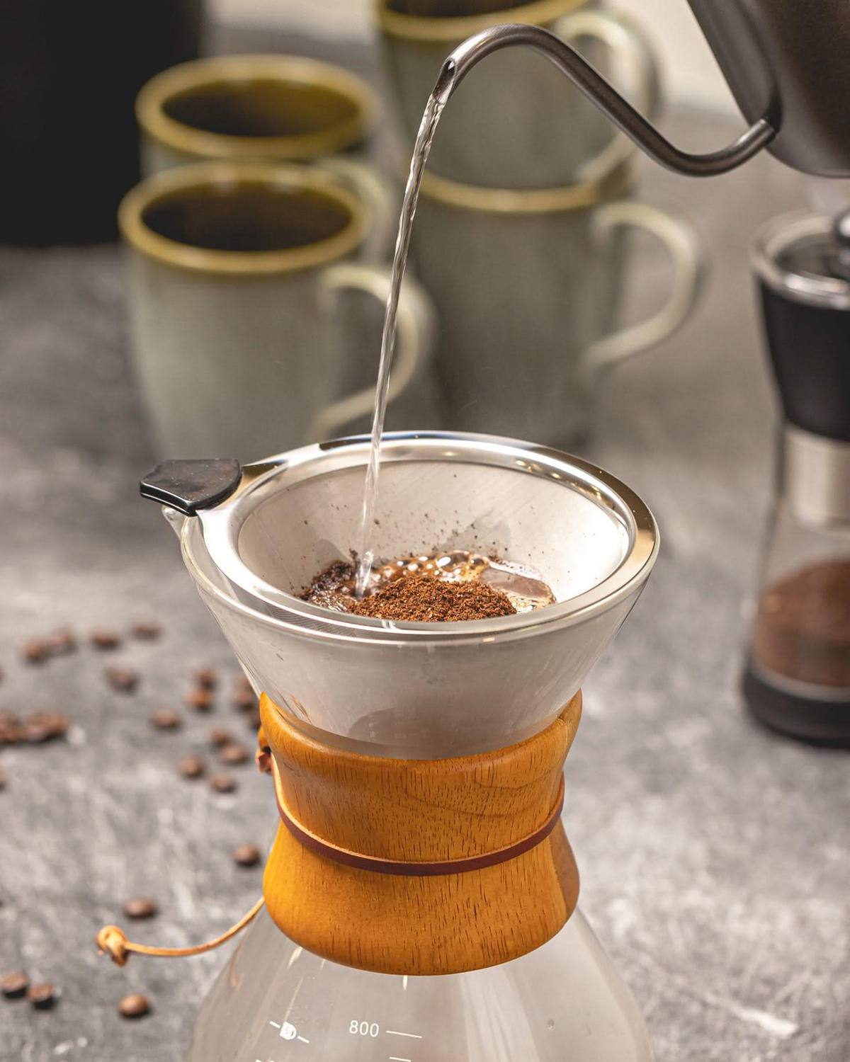 KAFFEEFILTER Kaffee-/Teefilter - Edelstahl - Silberfarben, Metall (14/9/11cm) - Jay Hill